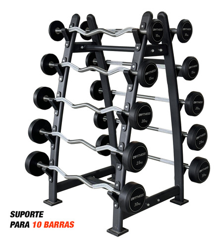 Suporte Para 10 Barras Montadas - Elite