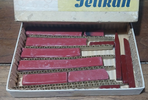 Antigua Caja De Lacre Para Sellar Pelikan. Años 70. (Usado)