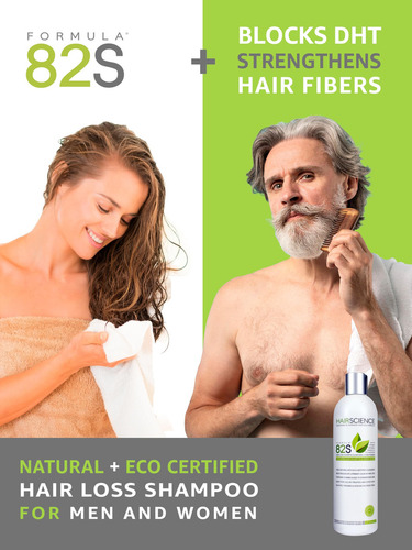 Hair Science Formula 82s | Hair Loss Shampoo With Natural Co