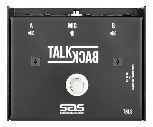 Pedal Santo Angelo Talkback Tbls Com Led Sem Trava Preto