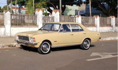 Chevrolet Opala De Luxo 4100 1977 Placa Preta Ar