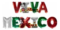 Comprar Letrero Globo Viva Mexico Tricolor Fiestas Patrias Mexicana