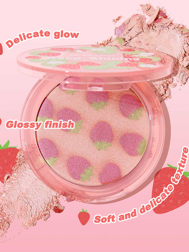 Ultramo Iluminadores Highlighter Tono Del Maquillaje Fresa 01dreamy