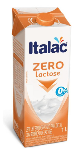 Leite Semidesnatado Sem Lactose Italac 1 Litro