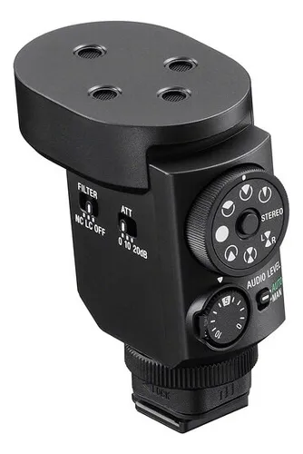 Micrófono Direccional Sony Para Cámara Ecm-m1 Color Negro