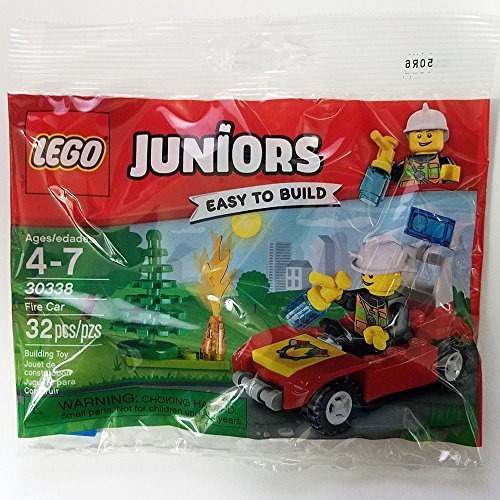 Set De Coche De Bomberos Lego Juniors #30338 [en Bolsa]