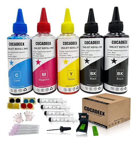 Refill Dye Ink Bottle Compatible With 63 Or 63xl Ink Ca...