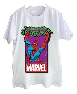 Remeras Estampadas Dtg Full Hd Spiderman Ninja Comics Animes