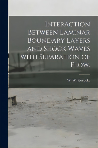 Interaction Between Laminar Boundary Layers And Shock Waves With Separation Of Flow., De Koepcke, W. W.. Editorial Hassell Street Pr, Tapa Blanda En Inglés