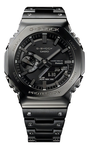 Reloj Casio G-shock Gm-b2100bd-1a Original E-watch Color de la correa Acero Color del bisel Negro Color del fondo Negro