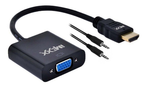 Imagen 2 de 6 de Convertidor De Cable Hdmi A Vga, Adaptador Macho Hembra