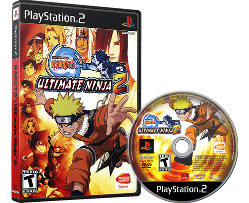 Jogo Naruto: Ultimate Ninja 2 - Ps2 Midia Fisica