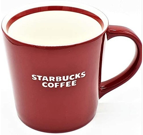 Starbucks Café 2010 logo Rojo New Bone China Taza 16 oz