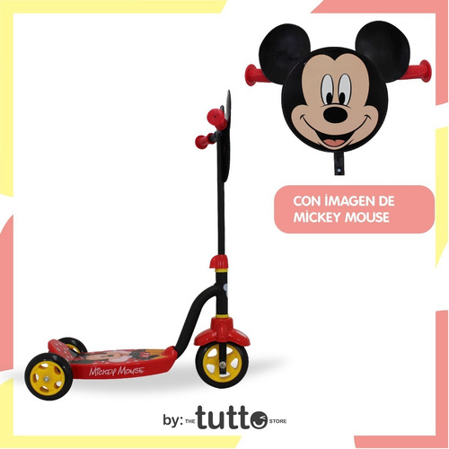 Imagen 3 de 9 de Tri Scooter Mickey Mouse Flying Wheels