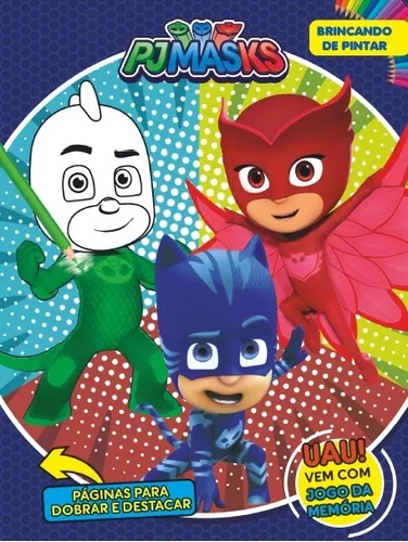 Pj Masks Diversão Para Colorir : On Line Editora: : Livros