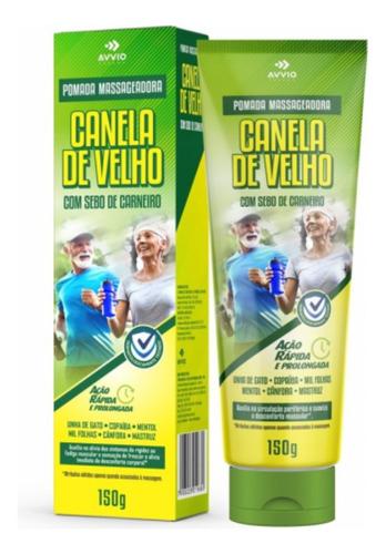  Pomada Canela De Velho Com Sebo De Carneiro 150g Avvio