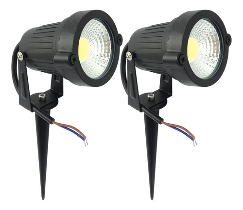 Kit 2 Espetos De Jardim Luminária Led 5w 110v 220v