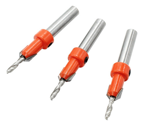 5pcs Tornillos De Avellanado Brocas Para Trabajar La Madera