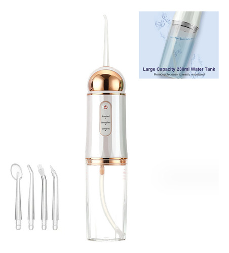 Limpiador De Implantes Dentales Water Jet, Color Blanco