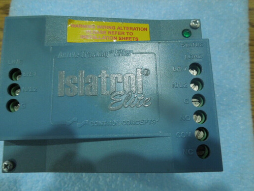 Control Concepts Islatrol Elite Model: Ie-105 Active Tra Tty