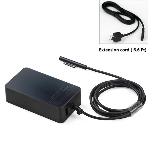 44w 15v 2.58a Adaptador De Ca De Microsoft Surface Pro 4 Pro