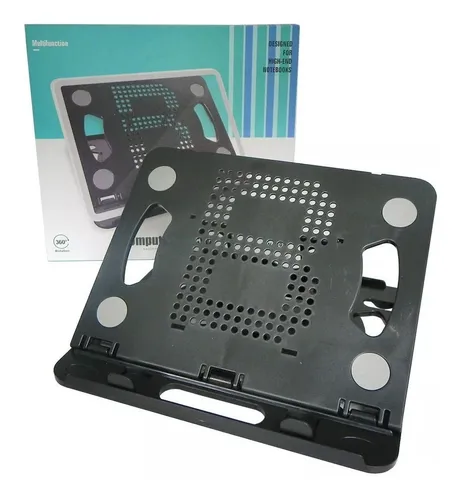 comprar Soporte Netbook Laptop Tablet Base Giratoria 360 Regulable Color Negro