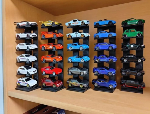 Imagen 4 de 8 de Estantería Autos Escala Soporte Hotwheels Hot Wheels