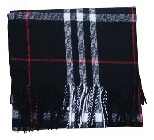 Bufanda Pashmina Chalina Ruana Unisex 3 Cuadrillé Unico