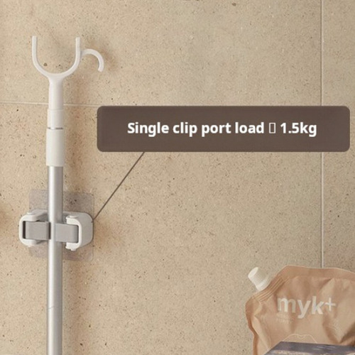 Sh Soporte De Goma For Escobas, Almacenamiento De Pared Sin