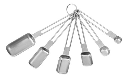 Juego De Cucharas Dosificadoras Fox Run, Acero Inoxidable, 6