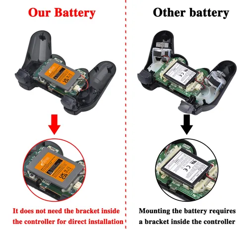 Batería De Repuesto Para Controlador Pickle Power Ps3, 2 X 1