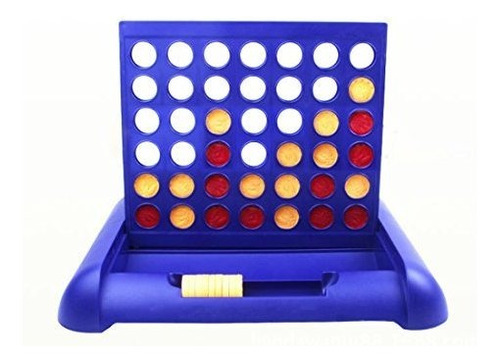 Tanch 4-in-a-row Juegos De Mesa Plegable Linea 4 Juguetes Pa