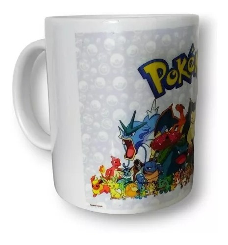 Mug Pocillo De Cerámica Pokemon Go Cartas Taza De 11 Onzas