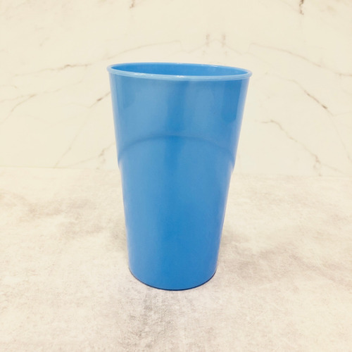 Vaso Plastico Resistente Alto 473 Cc Set X 12 Undiades Color Azul