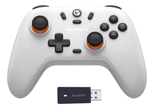 Controle Gamesir T4 Nova Lite Sem Fio Para Pc Switch Android Branco