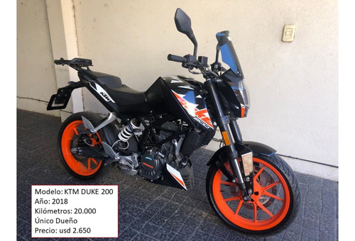 Ktm Duke 200 - 2018