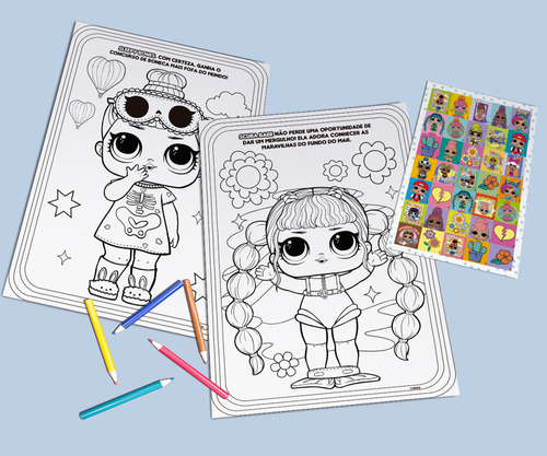 Lol Surprise Colorindo Com Adesivos: Não Aplica, De On Line Editora. Possui, Vol. Na. Editorial On Line Editora, Capa Mole, Edição 5 Em Português, 2024