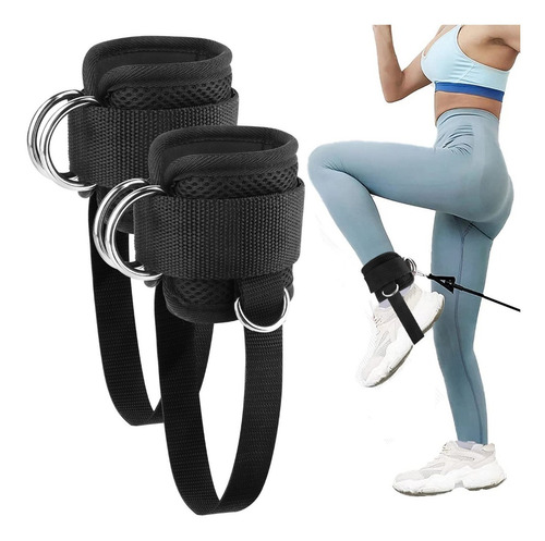 Par De Grilletes Correas Para Tobillo Gym Correa Tobilleras