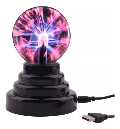 Lampara Magica Plasma Bola Decorativa Electromagnetica Usb