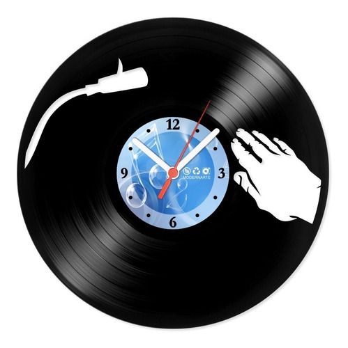 Relógio De Parede Disco Vinil Profissões Dj Deejay - Vpr-044