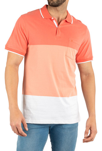 Polo Listado Fisher Coral John