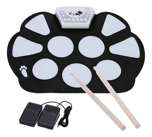 Portátil Electrónica Roll Up Kit De Almohadilla De Silicona