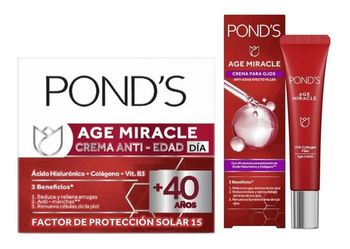 Kit Age Miracle Pond´s +obsequ - g a $934