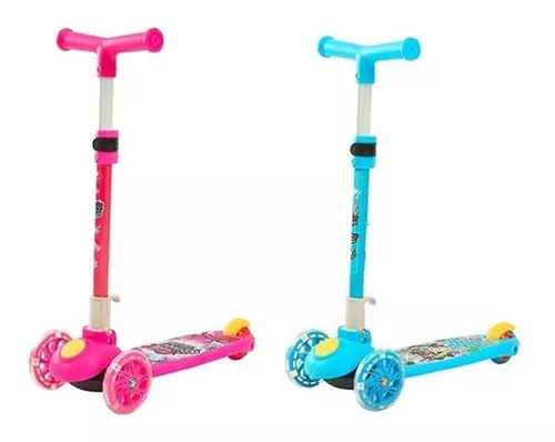 Carrito plegable con 3 ruedas con estampado, ideal para subir las