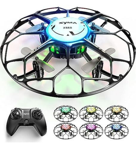 Syma Dron Para Niños Con Led, X660 Mini Quadcopter