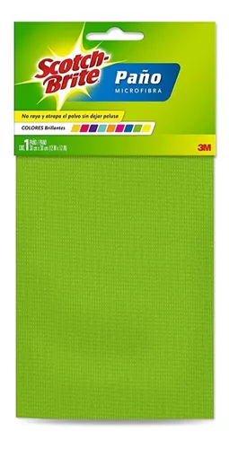 3m Scotch-brite Paño De Microfibra, Atrapa Polvo