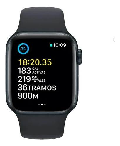 Apple Watch Se Gps 2nd Gen Medianoche 40 Mm Correa Deportiva Color Medianoche