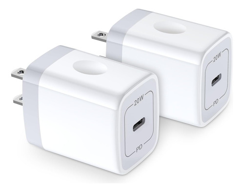 Cargador Usb C, Hootek 2pack 20w Pd 3.0 Cargador De Pared Su