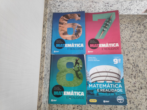 Livros Matemática E Realidade Quatro Volumes Autores Gelson Lezzi Osvaldo Dolce Antônio Machado Editora Atual Em Muito Bom Estado De Conservação (Usado)
