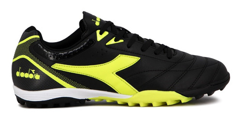 Diadora Futbol Tifosi Tf Men - Negro-amarillo Fluor